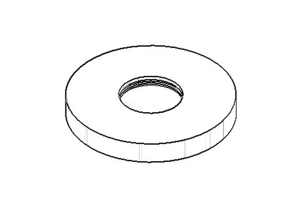 DORNBRACHT Rosette ERSATZTEILE 092797020 D. 70 x 9,2 x D. 26,3 mm Chrom, 092797020-00 Galeriebild 1